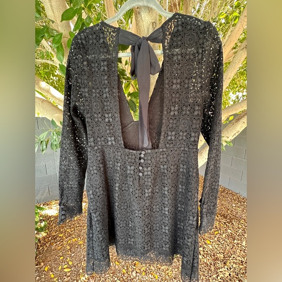 Free People Black Mini Dress - Picture 8 of 9